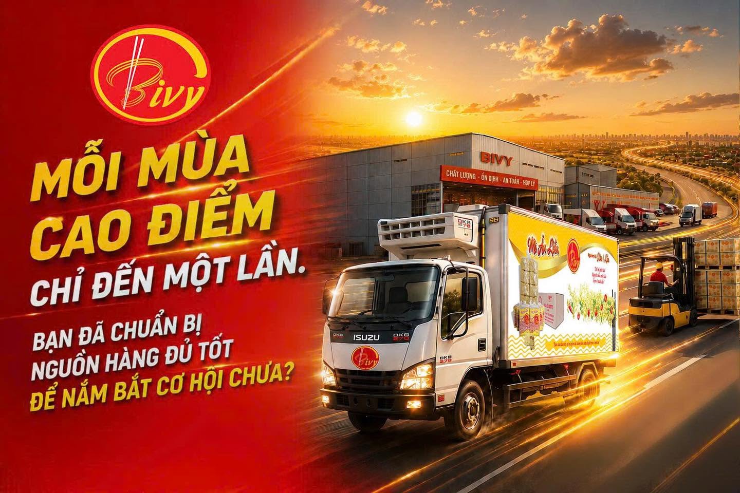 Mỗi Mùa Cao Điểm Chỉ Đến Một Lần, Bạn Đã Chuẩn Bị Mì Ký Bivy Để Nắm Bắt Cơ Hội Kinh Doanh Chưa?
