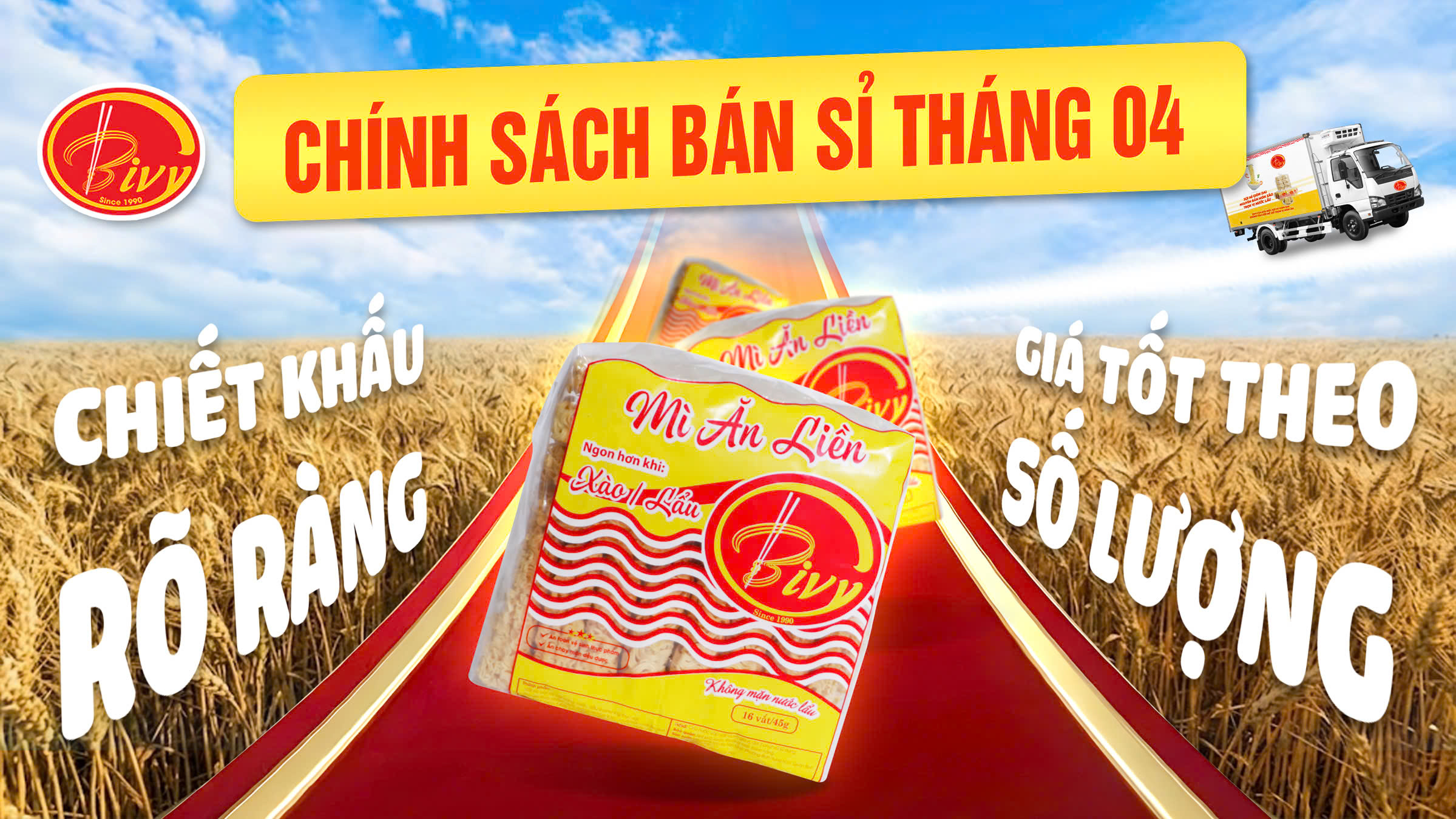 CHÍNH SÁCH BÁN SỈ THÁNG 04 - CHIẾT KHẤU RÕ RÀNG, GIÁ TỐT THEO SỐ LƯỢNG