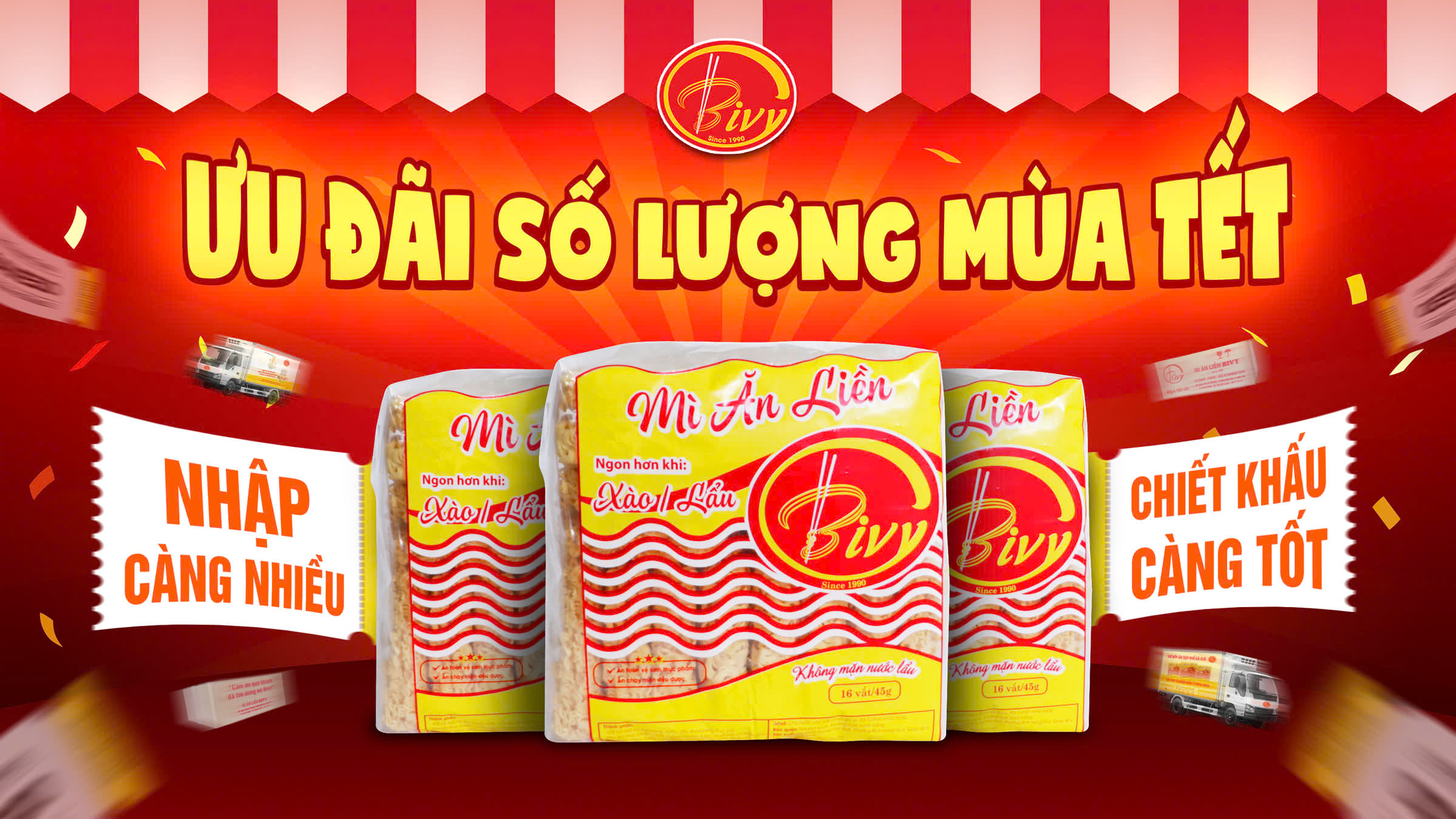 ƯU ĐÃI SỐ LƯỢNG MÙA TẾT - NHẬP CÀNG NHIỀU, CHIẾT KHẤU CÀNG TỐT