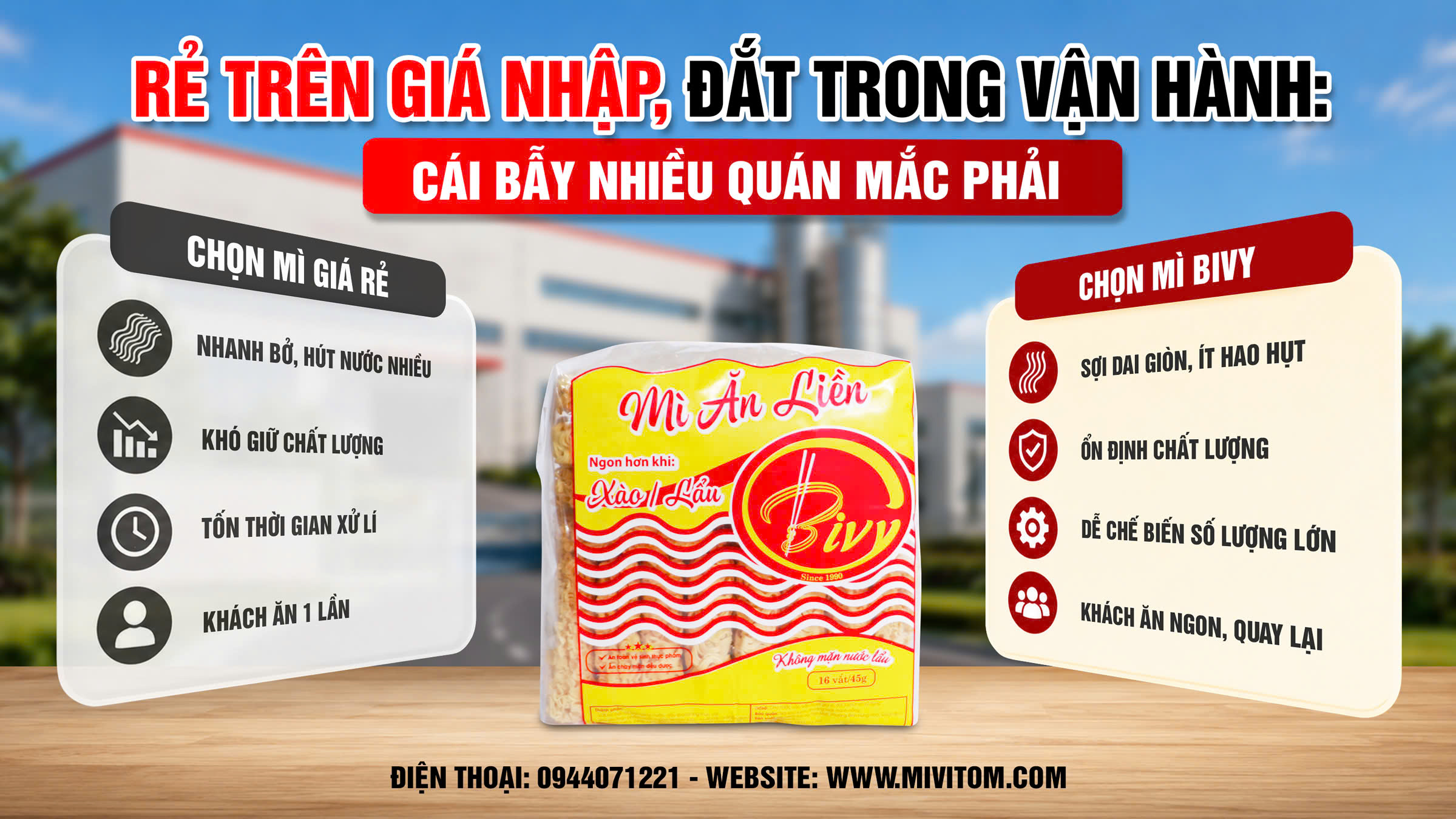 RẺ TRÊN GIÁ NHẬP, ĐẮT TRONG VẬN HÀNH: CÁI BẪY NHIỀU QUÁN MẮC PHẢ
