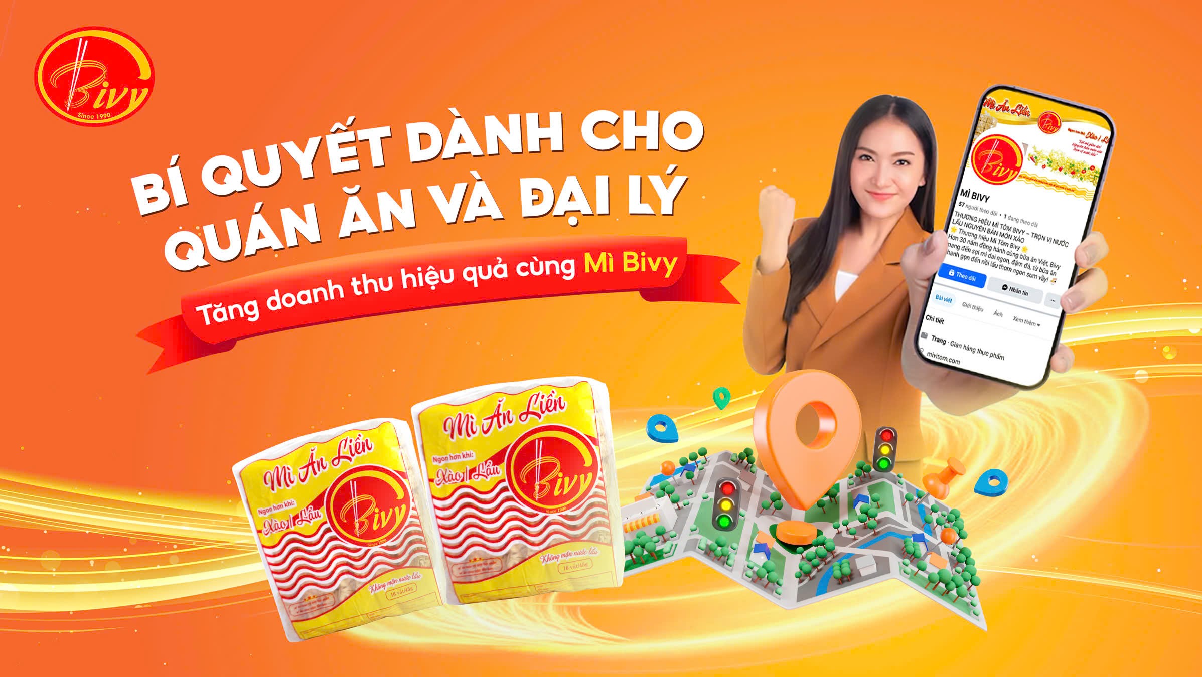 TĂNG DOANH THU HIỆU QUẢ CÙNG MÌ BIVY – BÍ QUYẾT DÀNH CHO QUÁN ĂN & ĐẠI LÝ