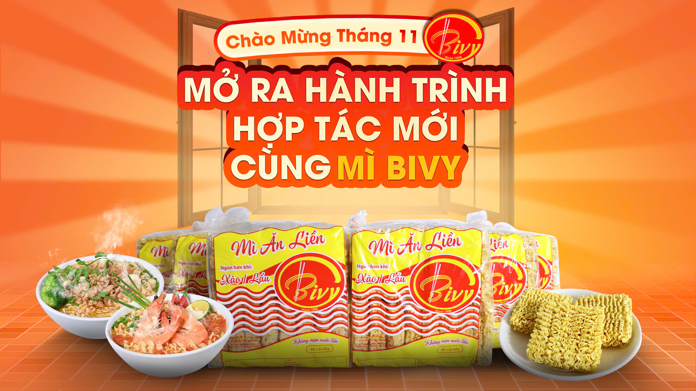 KHÉP LẠI THÁNG 10 – MỞ RA HÀNH TRÌNH HỢP TÁC MỚI CÙNG MÌ BIVY
