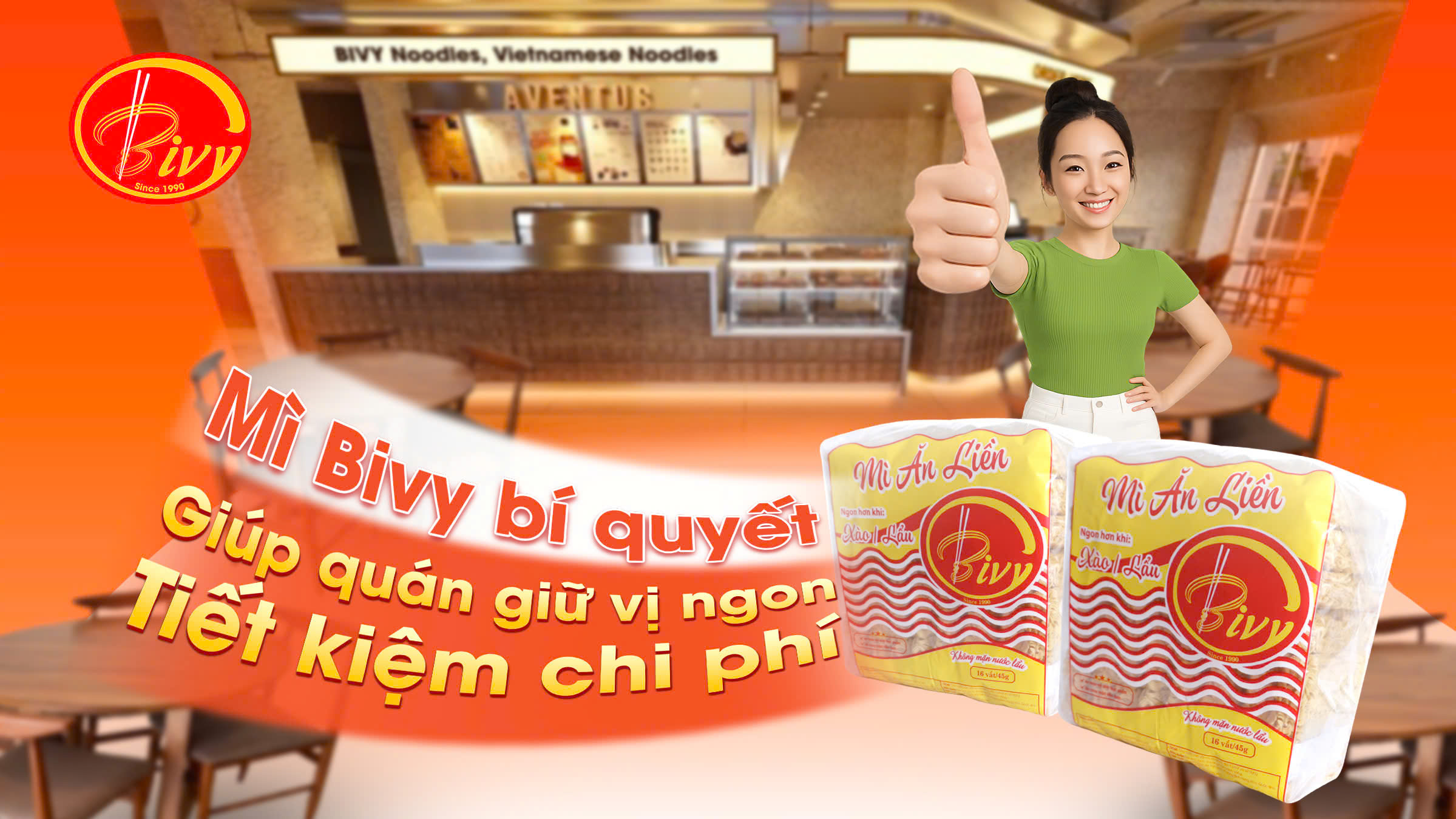 MÌ BIVY BÍ QUYẾT GIÚP QUÁN GIỮ VỊ NGON, TIẾT KIỆM CHI PHÍ