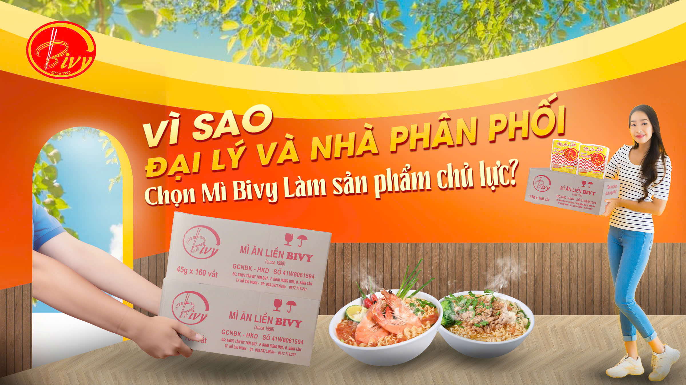 VÌ SAO ĐẠI LÝ VÀ NHÀ PHÂN PHỐI CHỌN MÌ BIVY LÀM SẢN PHẨM CHỦ LỰC?