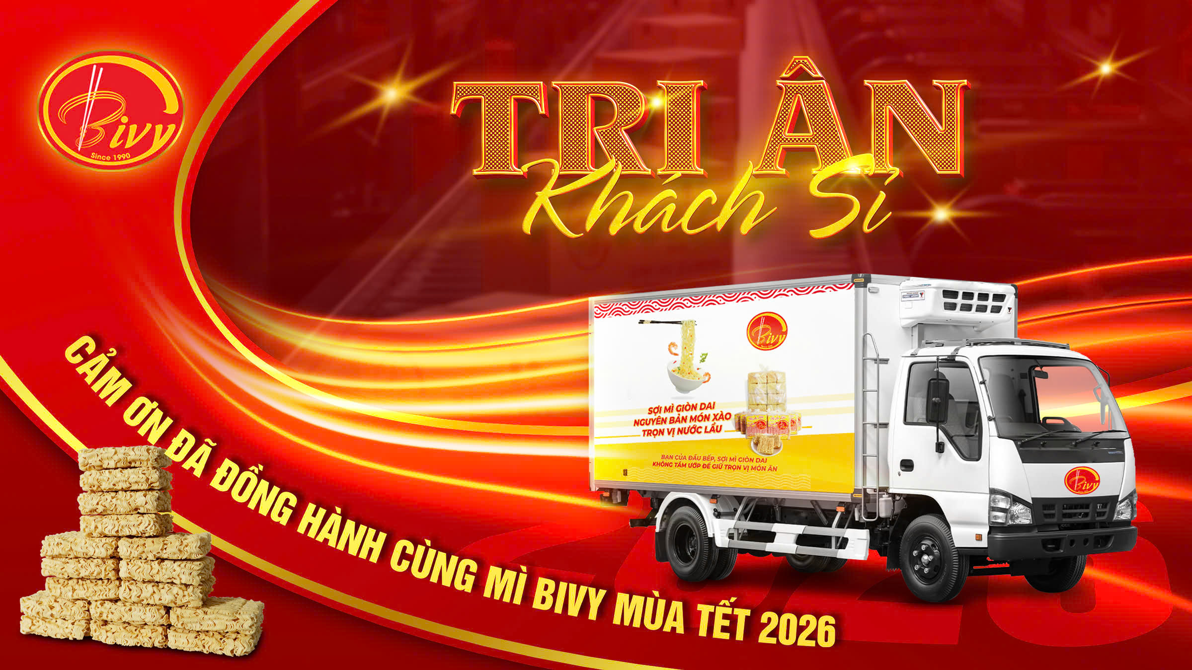 TRI ÂN KHÁCH SỈ - CẢM ƠN ĐÃ ĐỒNG HÀNH CÙNG MÌ BIVY MÙA TẾT 2026