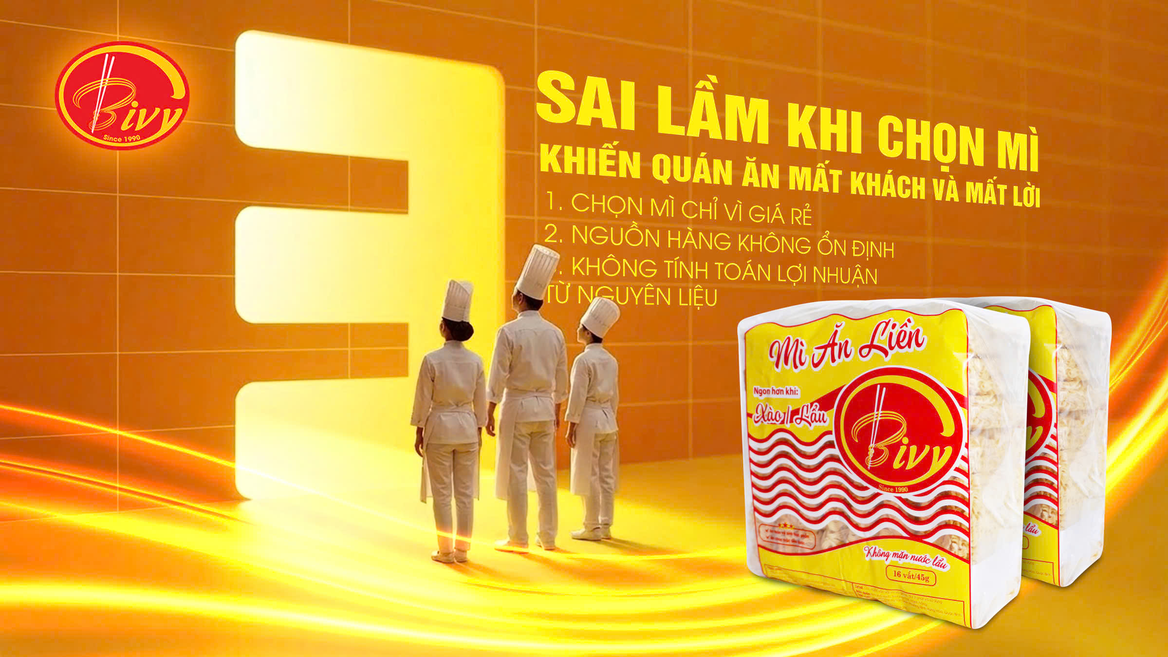 3 SAI LẦM KHI CHỌN MÌ KHIẾN QUÁN ĂN MẤT KHÁCH VÀ MẤT LỜI